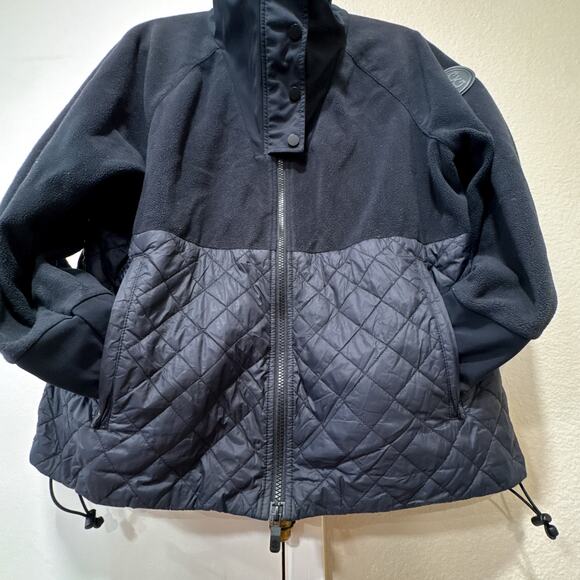 G/FORE Women’s Quilted Hybrid Golf Jacket Black Size L G4LF22O40 - Picture 3 of 12